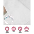 thumbnail image 6 of Easter Gnomes Eggs Kitchen Dish Towels for Drying Dishes Set of 2, Bunny Ears Spring Flowers Country Blue Waffle Weave Microfiber Hand Tea Bathroom Towels Quick Dry & Absorbent Towel 15.7x23.6, 6 of 7