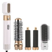 ametoys 5-in-1 Hot Air Comb Hair Dryer Straightening Brush Hair Curler, Multi-function Styling Tool for Quick Hair Styling