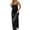 S01*Black, variant on Maxi Dresses for Women Satin Spaghetti Open Back Flowy Silk Long Dresses Trendy Sleeveless Casual Comfy Night Dresses, S-2XL