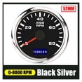 thumbnail image 1 of 6000 RPM Tachometer 52mm Pointer 4000 RPM Tacho Meter Gauge With Red Backlight For Car Boat Marine Yacht RV 9-30V ,Wide Applicability, 1 of 7