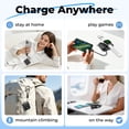 thumbnail image 4 of 20000mAh Portable Charger 22.5W Fast Charging Power Bank with Built-in Cable,Travel Essentials Small Battery Pack with LED Display,Magnetic Phone Charger for Apple Watch and iPhone,Samsung,iPad,Black, 4 of 10
