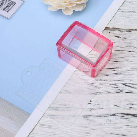 MIPCASE Silicone Nail Art Stamper with Elastic Material and Comfortable Scraper for Natural Nail Design