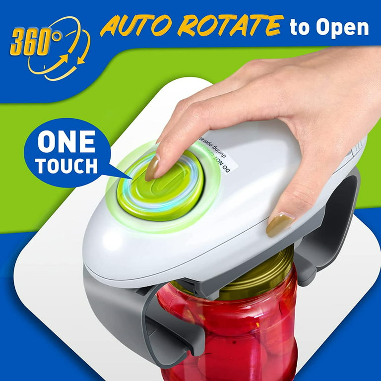 Electric Jar Opener, One Touch Automatic Jar Opener for Weak Hands