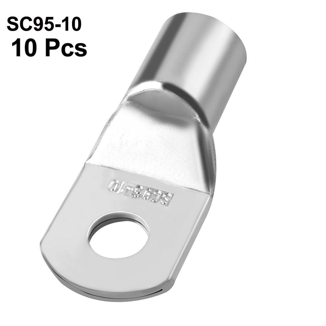 10PCS SC95-10 Copper Eyelets Tubular Lug Ring Terminal Connectors
