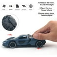 thumbnail image 3 of Diecast Toy Car Bugatti Bolide  Sports Car Model,Zinc Alloy Simulation Casting Pull Back Vehicles,1:32 Scale Mini Supercar Toys with Lights and Music for Toddlers Kids Children Gift, 3 of 7