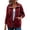 Wine, variant on Sweatshirt for Women Full Zip Up Hoodie Long Sleeve Hooded Sweatshirts Pockets Jacket Coat for Women