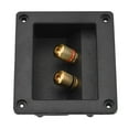 thumbnail image 4 of Terminal de Caja de Altavoz Cuadrado Conector de Cable de Terminal de Poste de Unión de Cobre 2 con Compatibilidad Universal Componentes Acústicos para Altavoz de Alta, 4 of 8