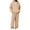 Beige, variant on Babcutegg Mens Outfit Set 2-Piece Zip Up Hooded Sweatshirt and Pants Fall Casual Athletic Clothes Green Size 3XL