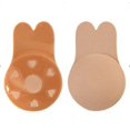 thumbnail image 5 of 3 Pairs Invisible Bra Adhesive Strapless Bra Push Up Sticky Bra Lift Nippleless Covers Rabbit Bra Breast Pasties, 5 of 5