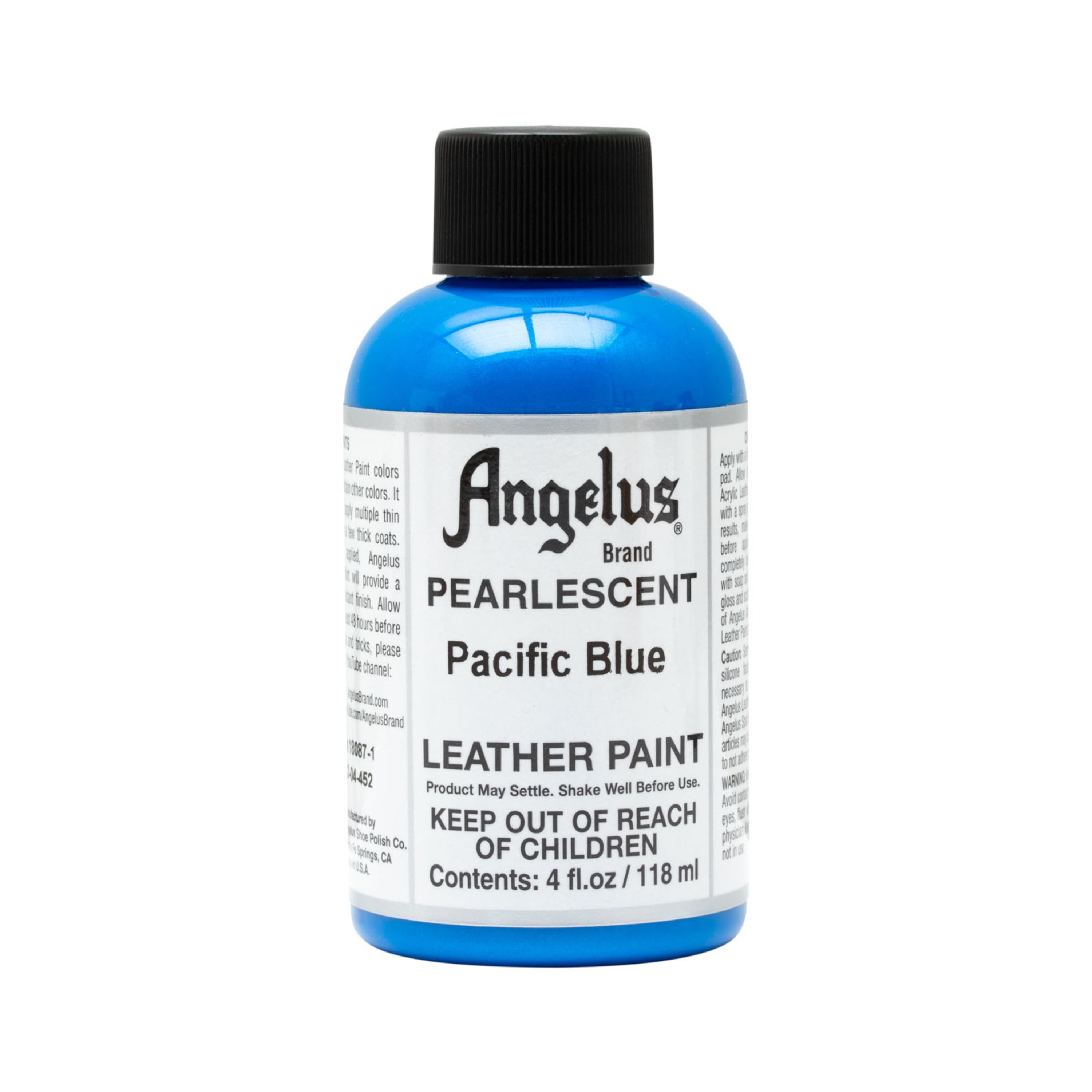 Angelus® Pearlescent Leather Paint, 4 oz. Pacific Blue