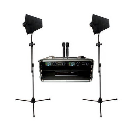 UPC: 0692868482366 | VocoPro BENCHMARK-DUAL-HH 2-Channel True Diversity Handheld Microphone System