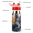 thumbnail image 3 of Tom And Jerry Kids Water Bottle with Silicone Straw And Spill-Proof Lid, Stainless Steel Double-Wall Vacuum Insulated Water Bottles for Boys Girls, 3 of 8