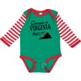 thumbnail image 3 of Inktastic Someone in Virginia Loves Me Boys or Girls Long Sleeve Baby Bodysuit, 3 of 5