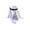 White, variant on Arabian Style Costume for Cat & Small Dog - Adjustable Shemagh Headscarf and Necklace for Festivals and Pet Parties (White, Headscarf)