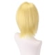 thumbnail image 3 of Peluca corta para cosplay, rubia, con flequillo, 35 cm, resistente al calor, 3 of 3
