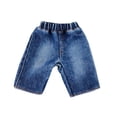 thumbnail image 1 of Pantalones cortos de moda 1/6, ropa de muñeca hecha a mano, disfraz en miniatura para 12" Azul, 1 of 9