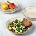 thumbnail image 3 of AmorArc 8.5'' Large Pasta Bowls, 36oz Ceramic Salad Serving Bowls Set of 4 for Kitchen, Wide Stoneware Bowls for Pasta,Salad,Fruit,Bread, Microwave Safe, Cappuccino, 3 of 8