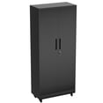 thumbnail image 6 of Cterwk 71"H Metal Garage Storage Cabinet with Shelves and Lock, Heavy Duty Metal Cabinet for Garage, Workshop, Office, Black, 6 of 9