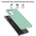 thumbnail image 4 of Galaxy S25 Plus Case, Takfox Samsung Galaxy S25 Plus 6.7" Basic Case [Frosted] Shockproof Case Liquid Silicone Gel Rubber Soft TPU Anti-slip Bumper Thin Matte Slim Phone Case Covers,Mintgreen, 4 of 13