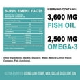 thumbnail image 3 of MENXI Triple Strength Omega 3 Fish Oil Supplement,2500mg Fatty Acid Supplements with EPA DHA & Omega3, for Brain Joints Eyes Heart Health Supplement, 3 of 6