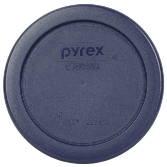 Pyrex 7202-PC Dark Blue Round Plastic Replacement Storage Lid Cover