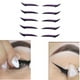 thumbnail image 1 of Delineador de Ojos Reutilizables Baoblaze Plantilla Cinta de Maquillaje Púrpura 5 pares, 1 of 6