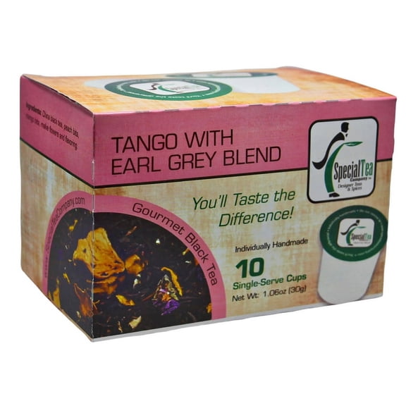 Special Tea Tango With Earl Grey Blend Black Tea Single Serve Cups