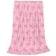 thumbnail image 2 of Balery Pink Bows Manta de Felpa Suave y Acogedora – Cobija de Franela Aterciopelada para Cama, Lavable y Cálida para Sofá, Mascotas, Transpirable-60"x50", 2 of 7