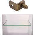 thumbnail image 4 of 6mm L-Shaped Shelf Brackets with Hole for Cabinets, Furniture, Shelves, Shelving, 60 Units, 4 of 5