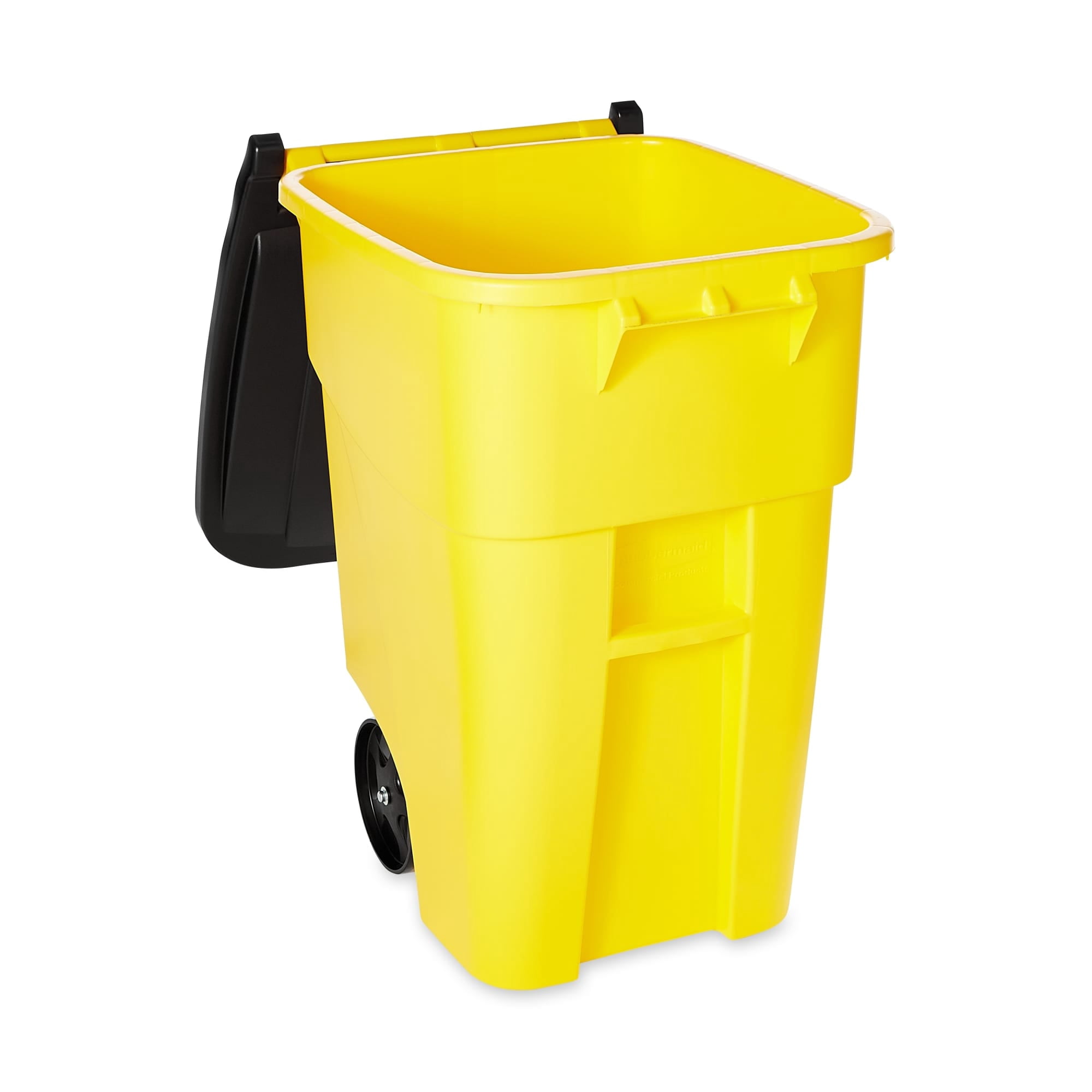 Rubbermaid Commercial Products 50 Gallon Rollout Trash Can, Blue