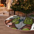 thumbnail image 5 of Sikiie Fishing Gnome Christmas Tree Skirt, Christmas Tree Decorations, Christmas Decor, Tree Mat Decoration(30-48IN)-30", 5 of 6