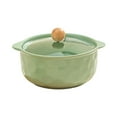 thumbnail image 2 of Yyuenw Ceramic Pots, Warm and Natural Style Ceramic Microwaveable Ceramic Pots, Ceramic Cookware Stockpot Rice Pots Clay Pot for Cooking, 2 of 5