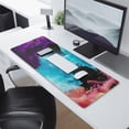 thumbnail image 2 of Dazzling Galaxy Large Gaming Mouse Pad – Non-Slip Rubber Base for Perfect Control, Stitched Edges for Durability. Ideal Keyboard & Desk Pad – 31.5x11.8in., 2 of 7