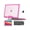 Rose Red, variant on Case for MacBook Pro 16 inch Case 2023 2022 2021 Release M3 A2991 M2 A2780 M1 A2485 Pro Max Chip, Laptop Hard Cover with Kickstand, Keyboard Skin, Screen Protector, Camera Cover USB C Adapter