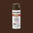 thumbnail image 3 of (6 pack) Leather Brown, Rust-Oleum Stops Rust Protective Enamel Gloss Spray Paint-7775830, 12 oz, 3 of 11
