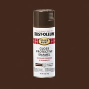 Leather Brown, Rust-Oleum Stops Rust Gloss Protective Enamel Spray Paint-7775830, 12 oz