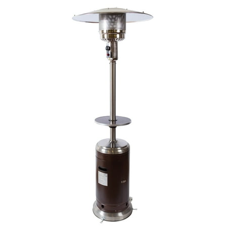 ***Discontinued per vendor 121516***Starfish Furnishings 40,000 BTU Stainless Steel, Bronze Outdoor Large Standing Patio Heater