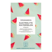 Vitamasques Biodegradable Electrolyte Watermelon Mask, Hydrate, One Sheet Mask
