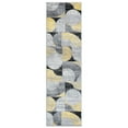 thumbnail image 2 of World Rug Gallery Modern Geometric Design Area Rug - YELLOW 2'x7', 2 of 8