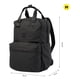 thumbnail image 2 of Totto Mochila Porta Laptop 14 Bolsillo Secreto Y Organizador Interno | Escuela - Viaje - Oficina | 1 negro M, 2 of 6