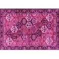 thumbnail image 1 of Ahgly Company Machine Washable Indoor Rectangle Persian Pink Traditional Area Rugs, 2' x 4', 1 of 4