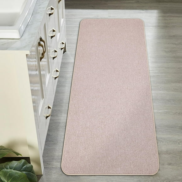 Alfombra de baño Bath Mat Bosap, ultrafina, beige, 53 x 120 cm