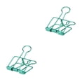 thumbnail image 1 of stanreset 1/2/3 20 Pieces Metal Paper Clip Anti-rust Unfading Solid Color Replacement Home Office File Examination Papers Clips Green 19mm 2PCS, 1 of 6