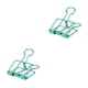 thumbnail image 3 of Matsuzay 20 piezas Clip de papel Hallow Anti-óxido Color sólido Reemplazo Clips de archivo para el hogar Accesorios de organizador de Verde 32 mm 2piezas, 3 of 6