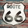 thumbnail image 3 of Grey, Jace 15x15 Black Modern Framed Museum Art Print Titled - Route 66 sign 1, 3 of 5