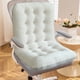 thumbnail image 5 of Cojn De Asiento Y Respaldo De Invierno De 81 X 45 Cm, Espuma Viscoelstica Gruesa, Soporte Lumbar, Cmodo Para Sillas De Oficina Y Sofs (paquete De 1), Color Negro, UKHBMC, 5 of 8