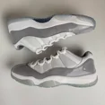 thumbnail image 1 of Ni - ke Ni - ke Air Jordan 11 Retro Low Cement Grey White Blue Sneakers AV2187-140 Men's 11, 1 of 5