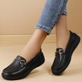 thumbnail image 4 of Willtoo Womens Loafers Slip On Comfort Platform Walking Shoes Casual Lightweight Non-Slip Flat Loafers for Daily Office Wear, 4 of 6