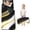 Black and Gold Marble Pattern-1, variant on Black and Gold Marble Pattern Teens Toddler Nap Mat with Pillow, Sleeping Mat Bag for Preschool Daycare 59"x22"