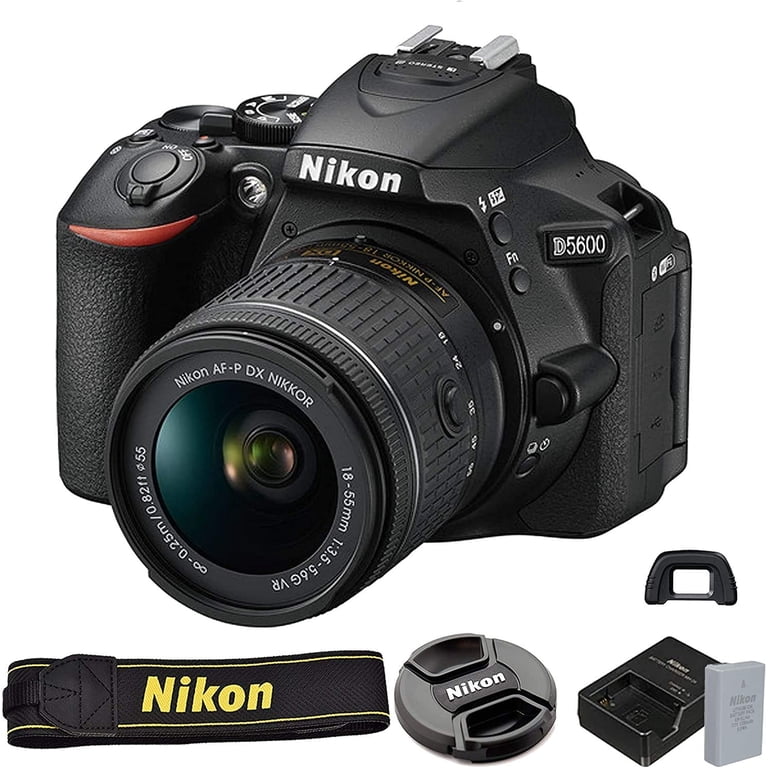 Nikon D5600 DSLR, 18-55mm & 70-300mm Lenses, 2x 64GB Memory